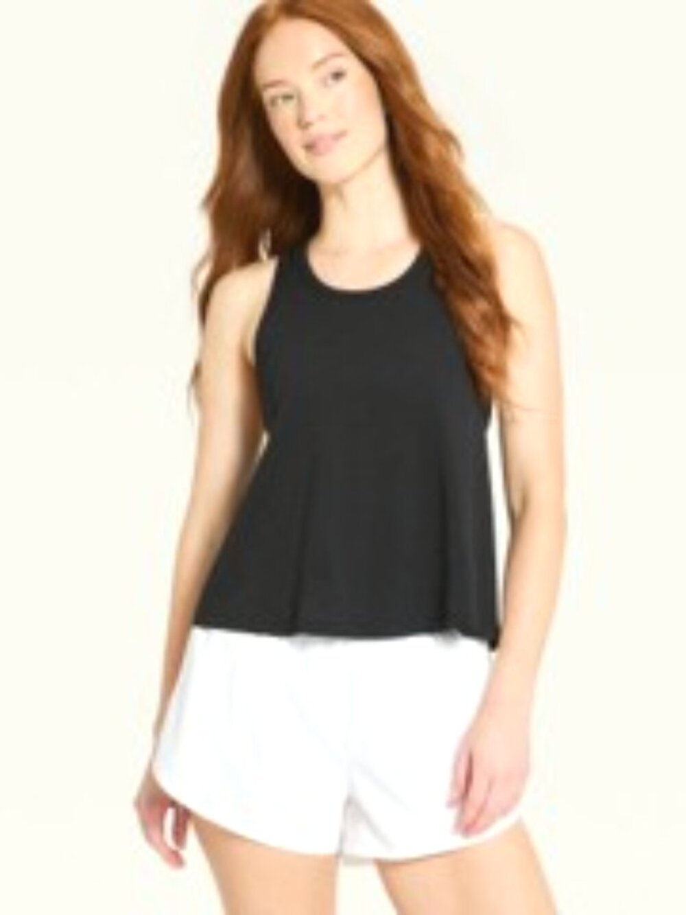 TARGET Women's Mesh Back Cropped Run Tank Top - All In Motion™ Black - SM - NWOT